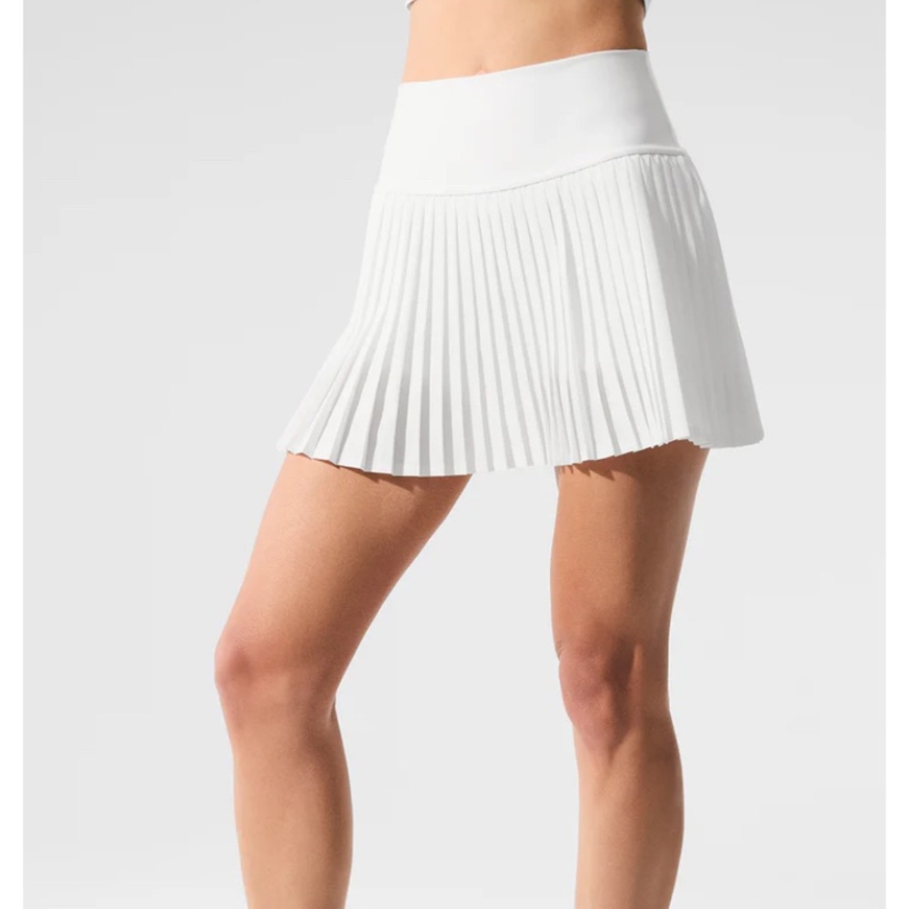ALO Yoga white Grand Slam Tennis Skirt